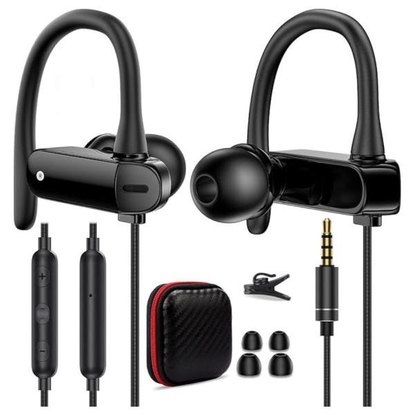 3.5mm Over-Ear Hook Wired Earbuds Cheap