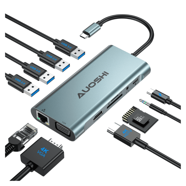 11-In-1 USB C Hub Adapter Cheap