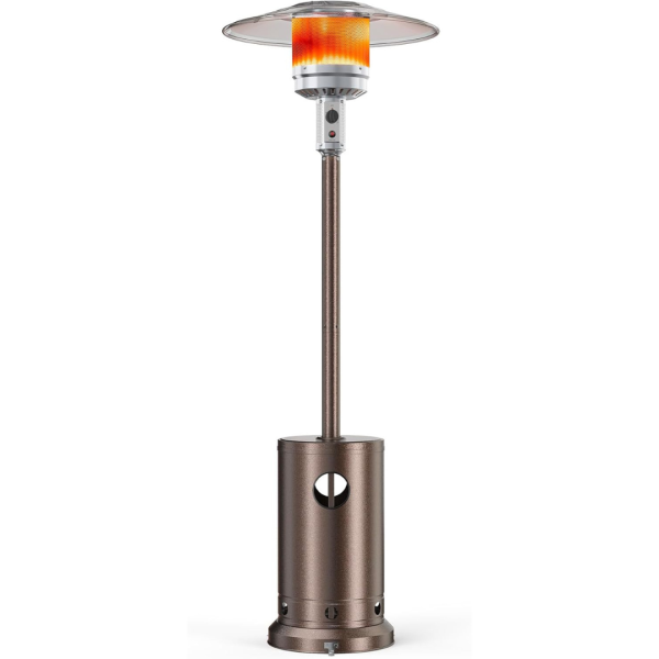 SMUG 48,000 BTU Propane Heater Outdoor Patio Heaters with Wheels Fashion