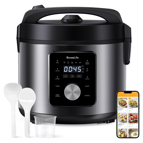GoveeLife 10-Cup 6-in-1 Smart Multi Cooker Online now