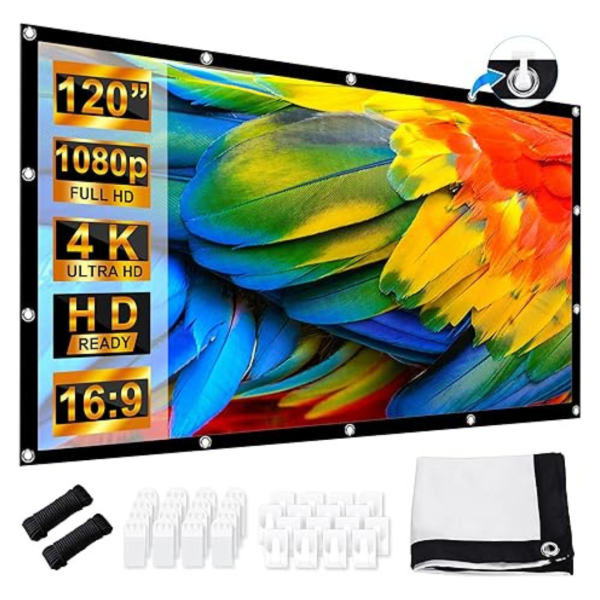 120 Inch 16:9 HD 4K Portable Projector Screen Online