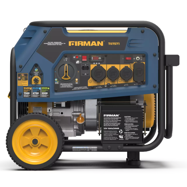 Firman Generators Firman Tri Fuel Electric Start Portable Generator [Certified Refurb] Cheap