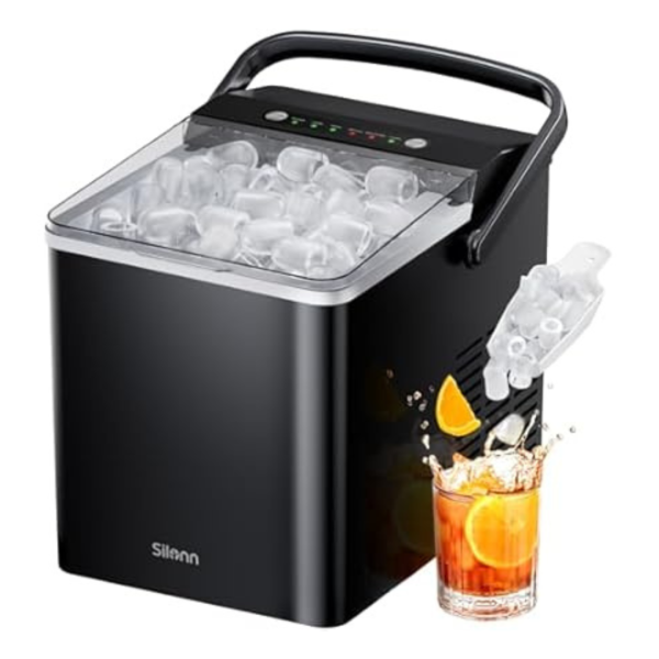 Silonn Ice Maker Countertop, Portable Ice Machine With 1.8 L Water Tank For Sale
