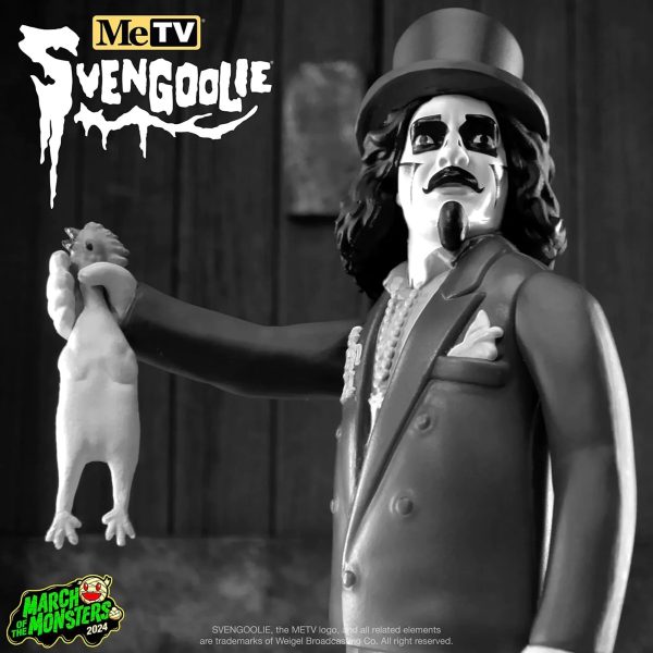 Svengoolie Super7 Grayscale 3.75 Inch ReAction Figure Supply - Image 4