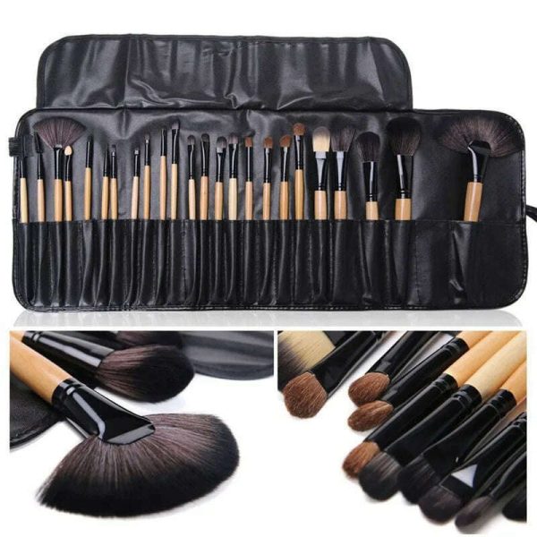 Gift Bag Of  24 pcs Makeup Brush Sets Professional Cosmetics Brushes Eyebrow Powder Foundation Shadows Pinceaux Make Up Tools Cheap - Image 3